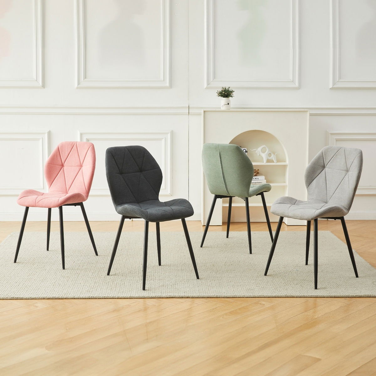 Sada jídelních židlí CT-285 GREY2, 4 ks – obrázok 27