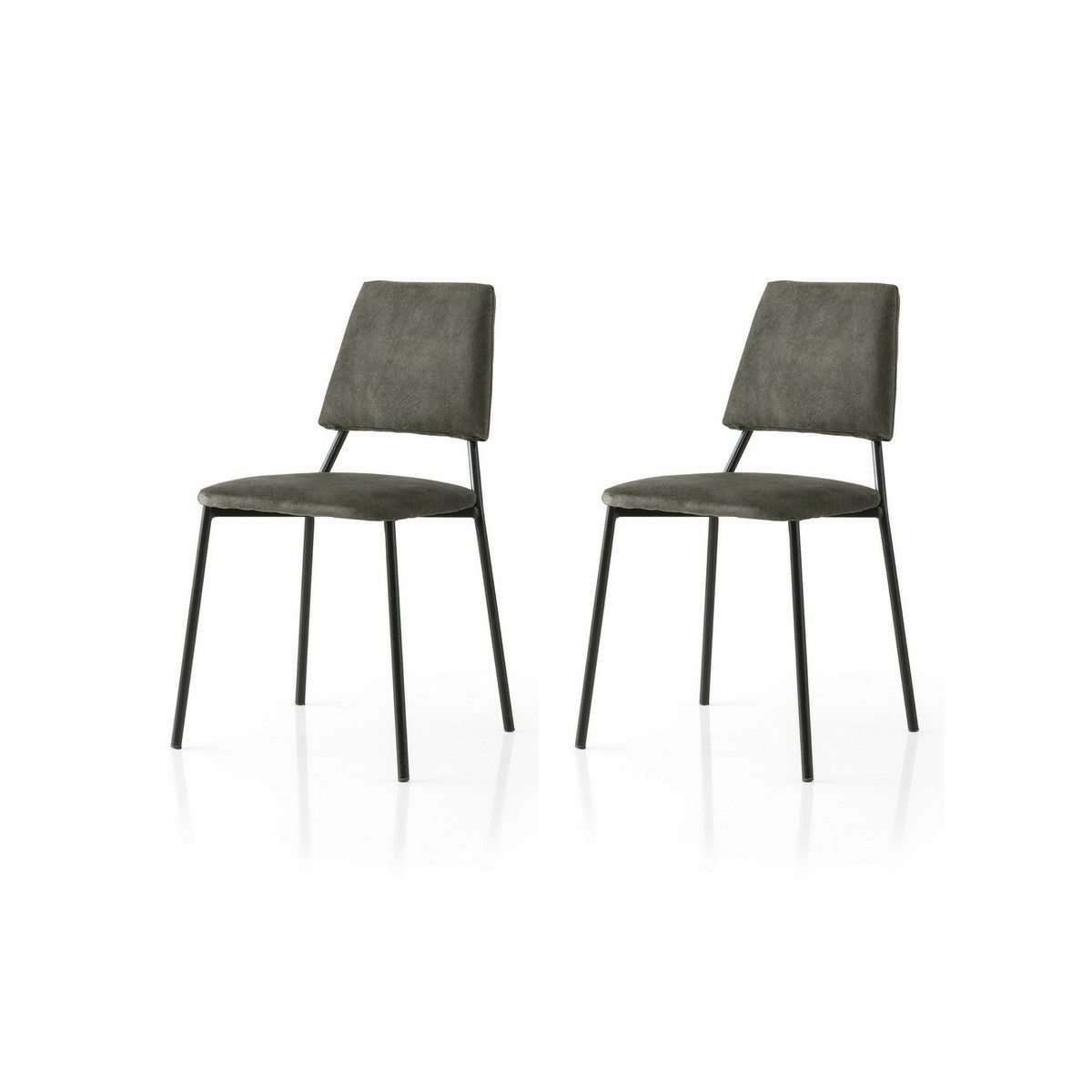 Sada jídelních židlí Lima Anthracite and Black, 2 ks