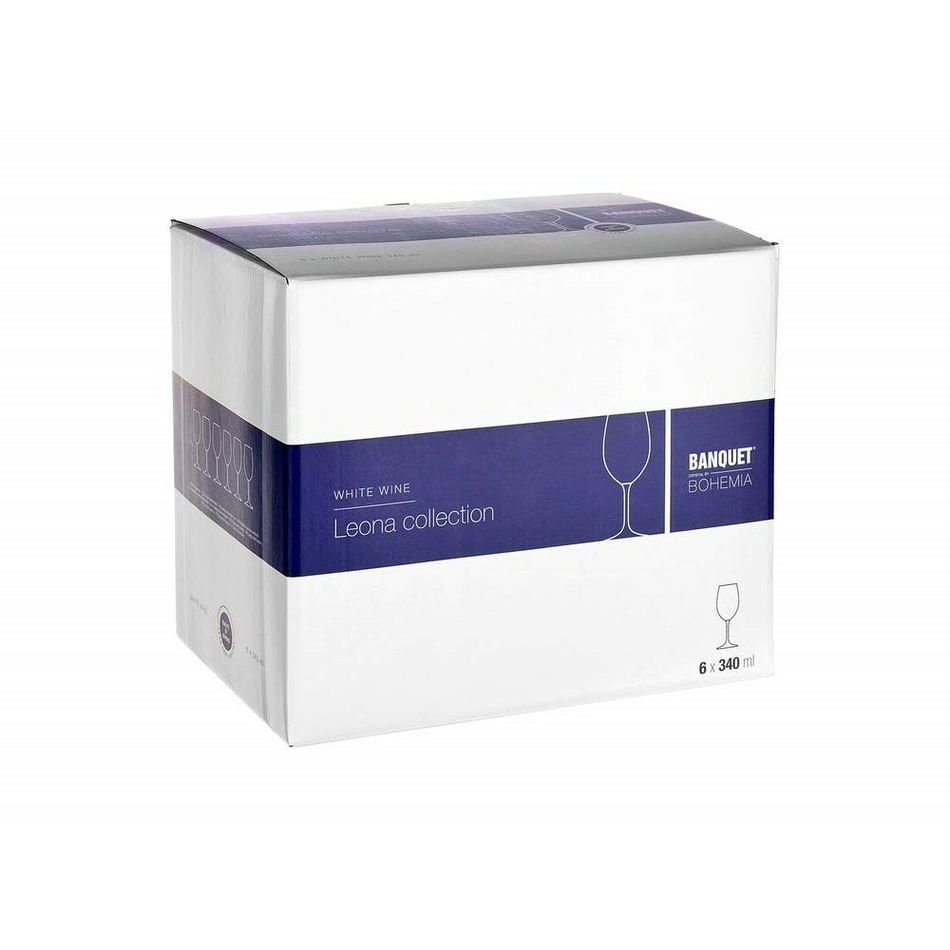 Sada sklenic na bílé víno LEONA 340 ml, 6 ks – obrázok 3
