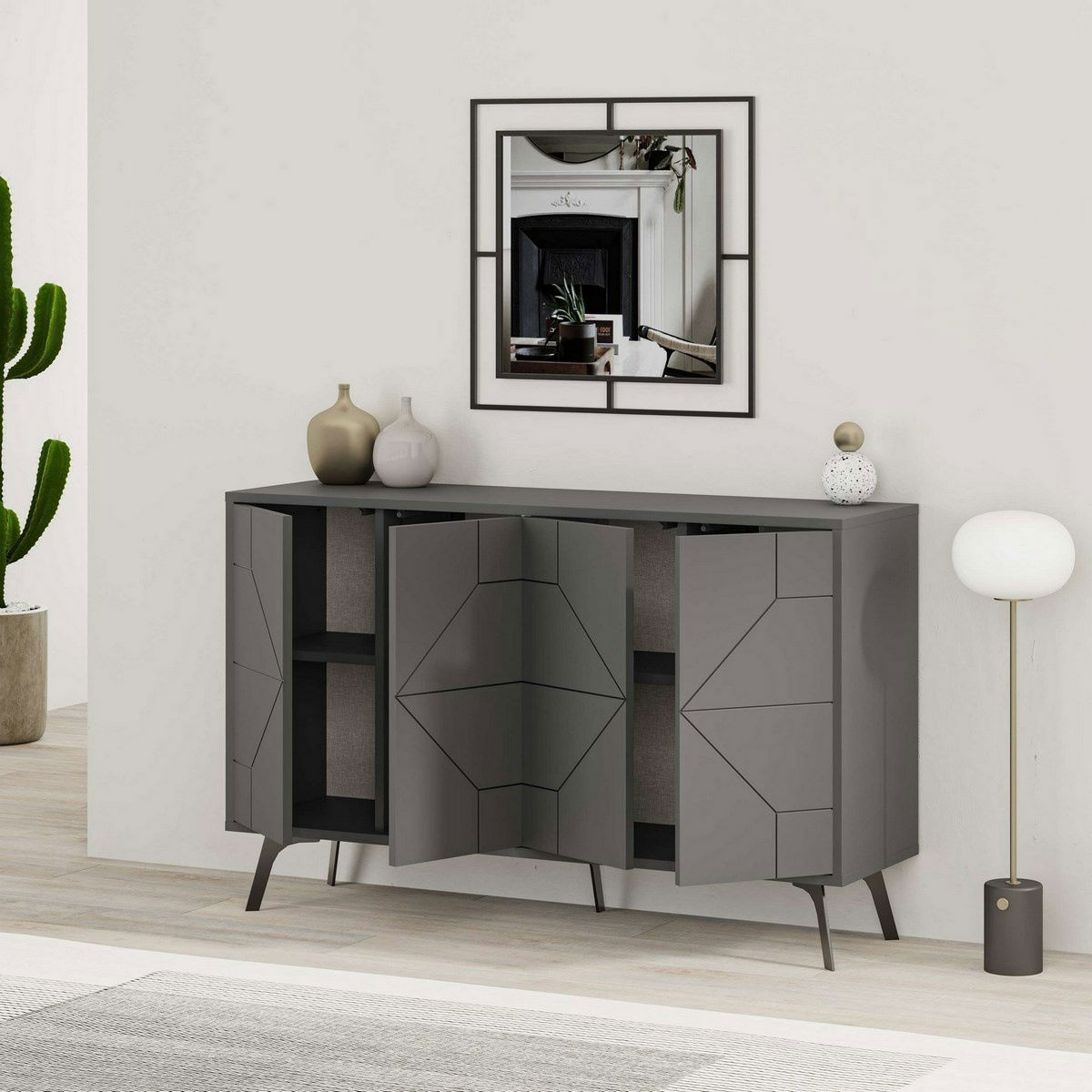 Skříňka Dune Anthracite – obrázok 2