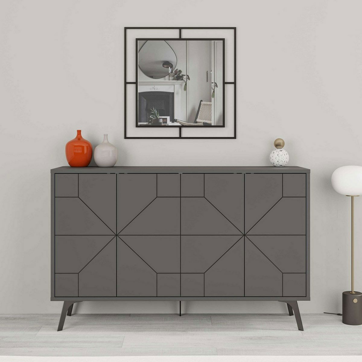 Skříňka Dune Anthracite – obrázok 5