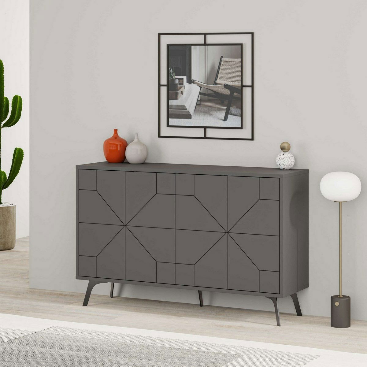 Skříňka Dune Anthracite – obrázok 4