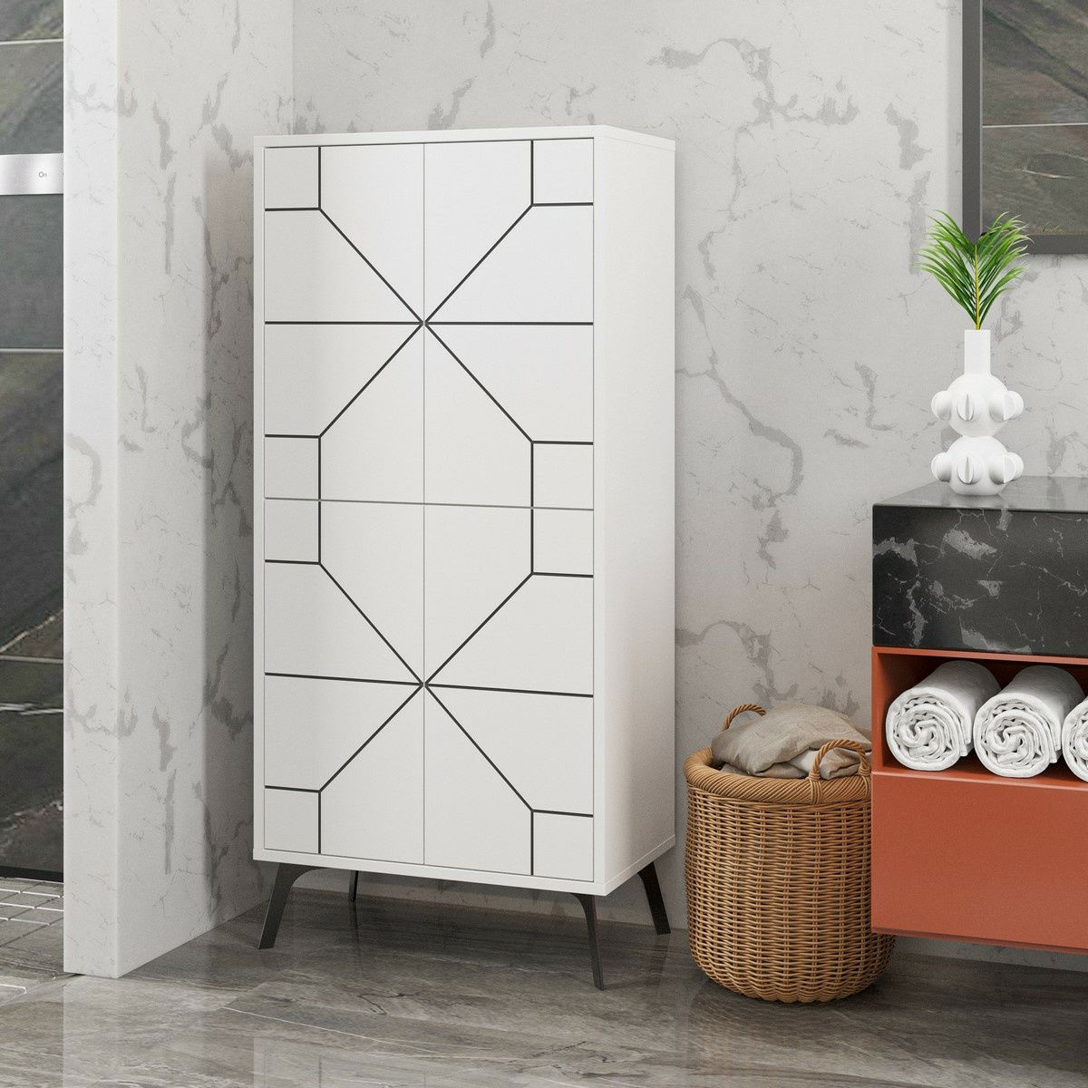 Skříňka Dune White – obrázok 7