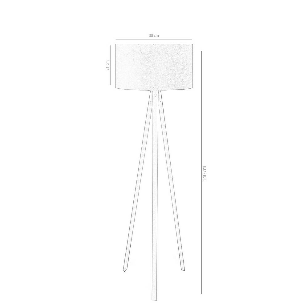 Stojací lampa AYD - 2256 Anthracite – obrázok 3