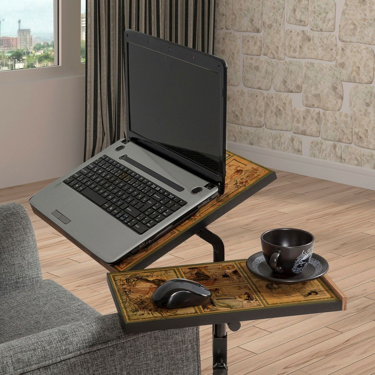 Stolek na notebook Glen Atlantic Pine – obrázok 4