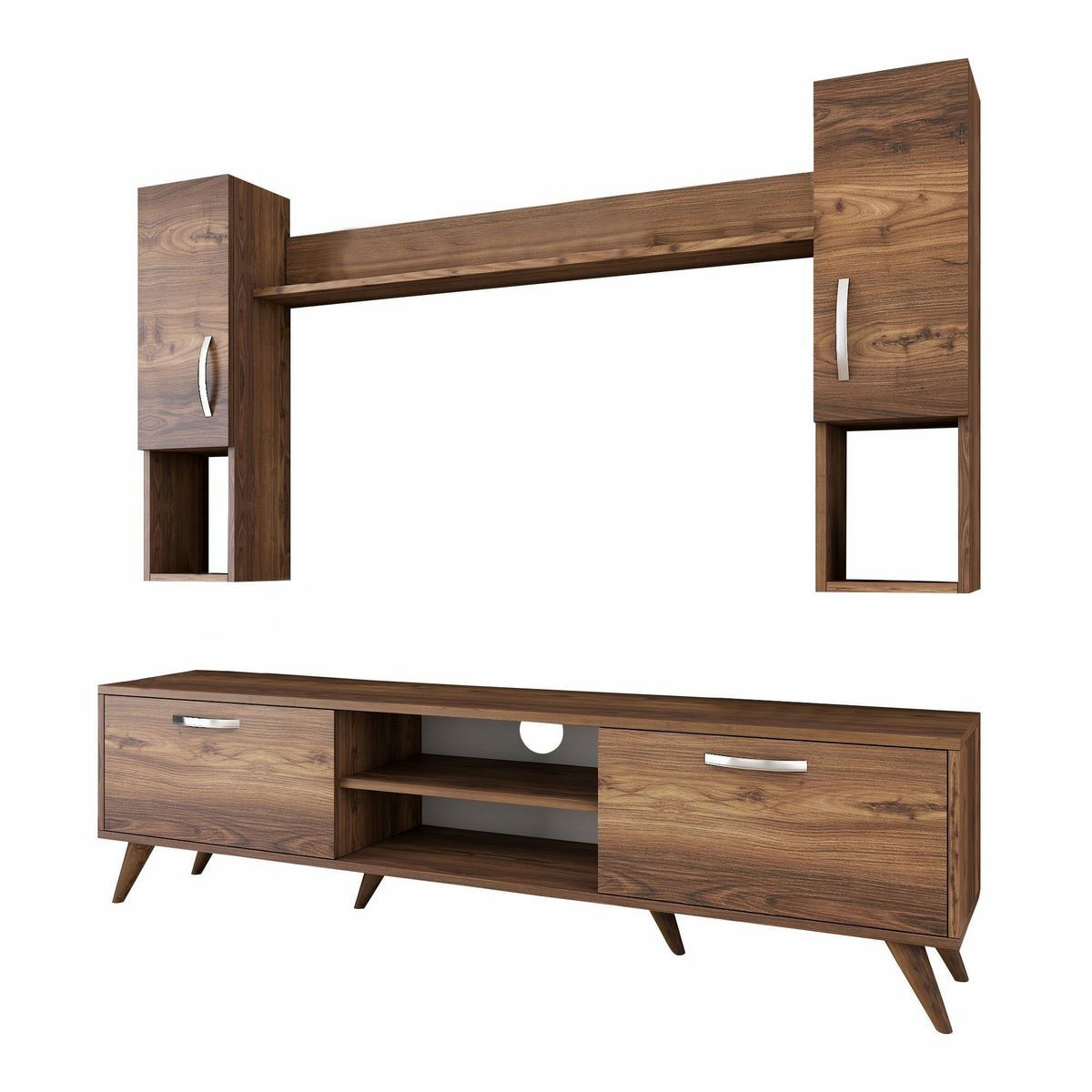 Televizní stěna Mio Walnut – obrázok 6
