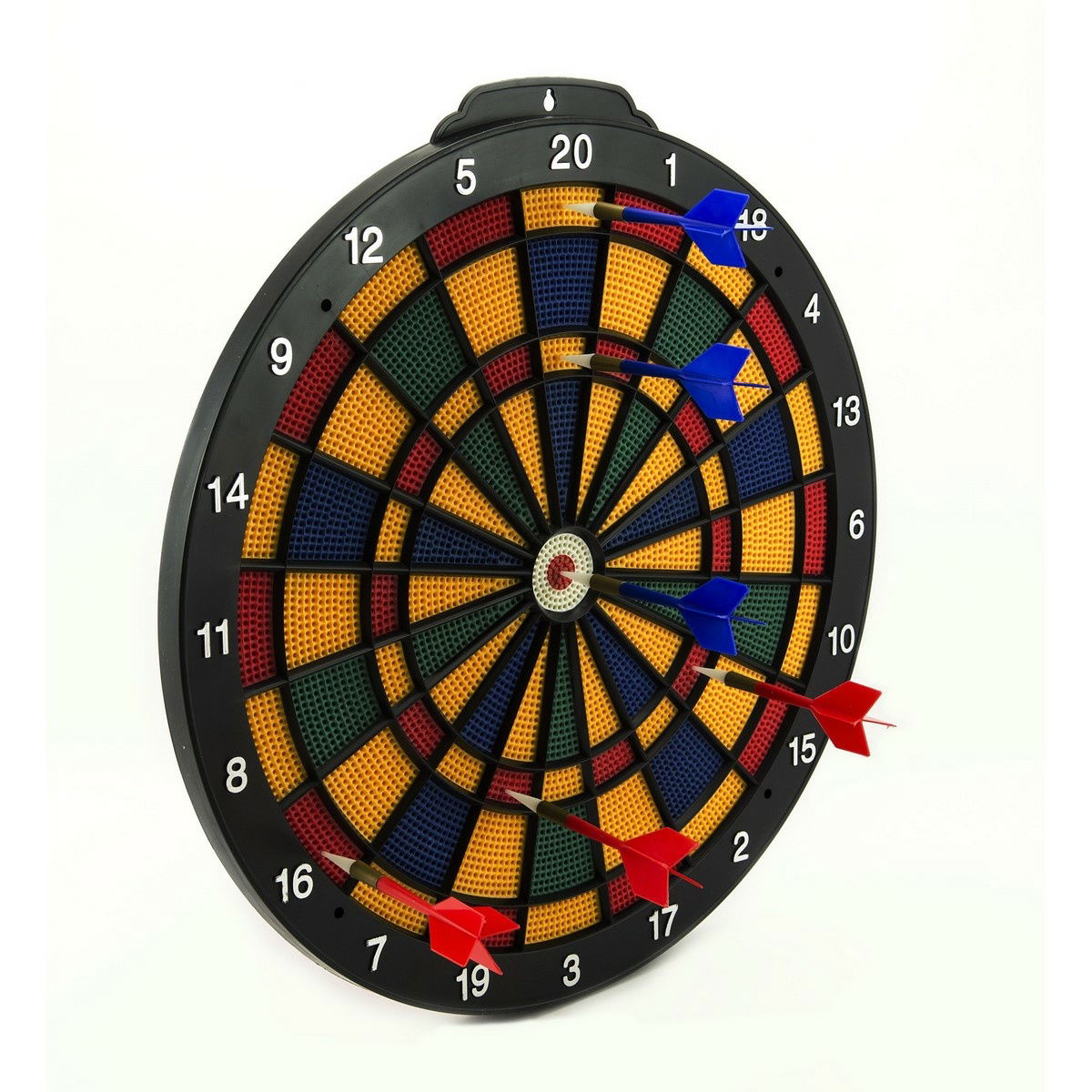 Terč 40cm + 6 šipek plast v krabici, 41 x 48 x 3 cm – obrázok 2