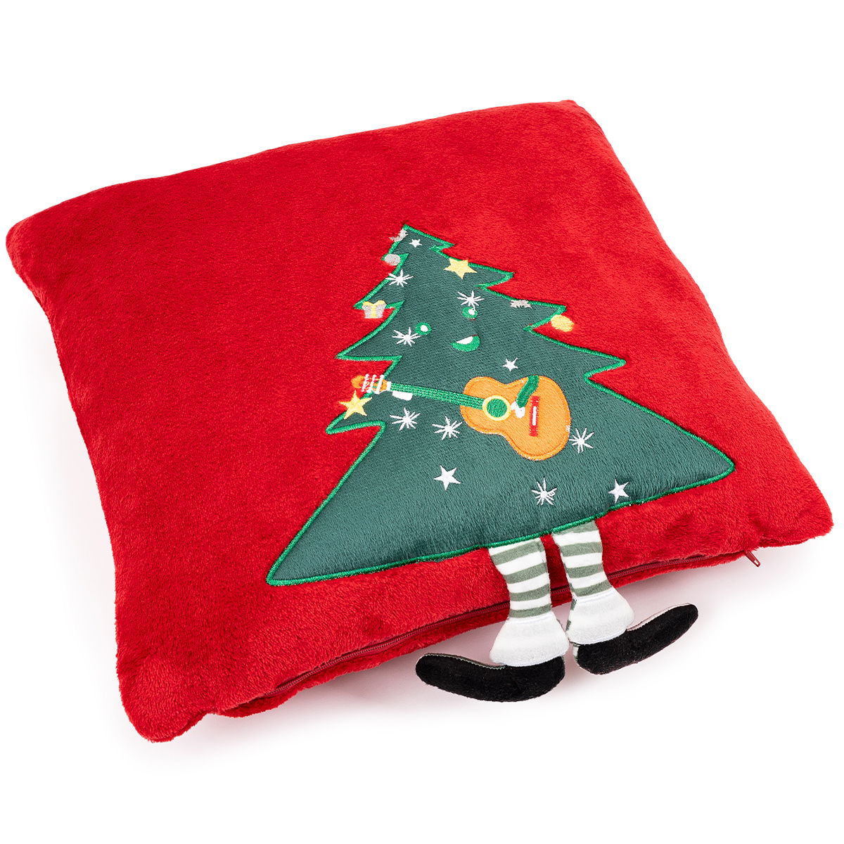 Vánoční povlak na polštářek Merry Christmas tree, 40 x 40 cm