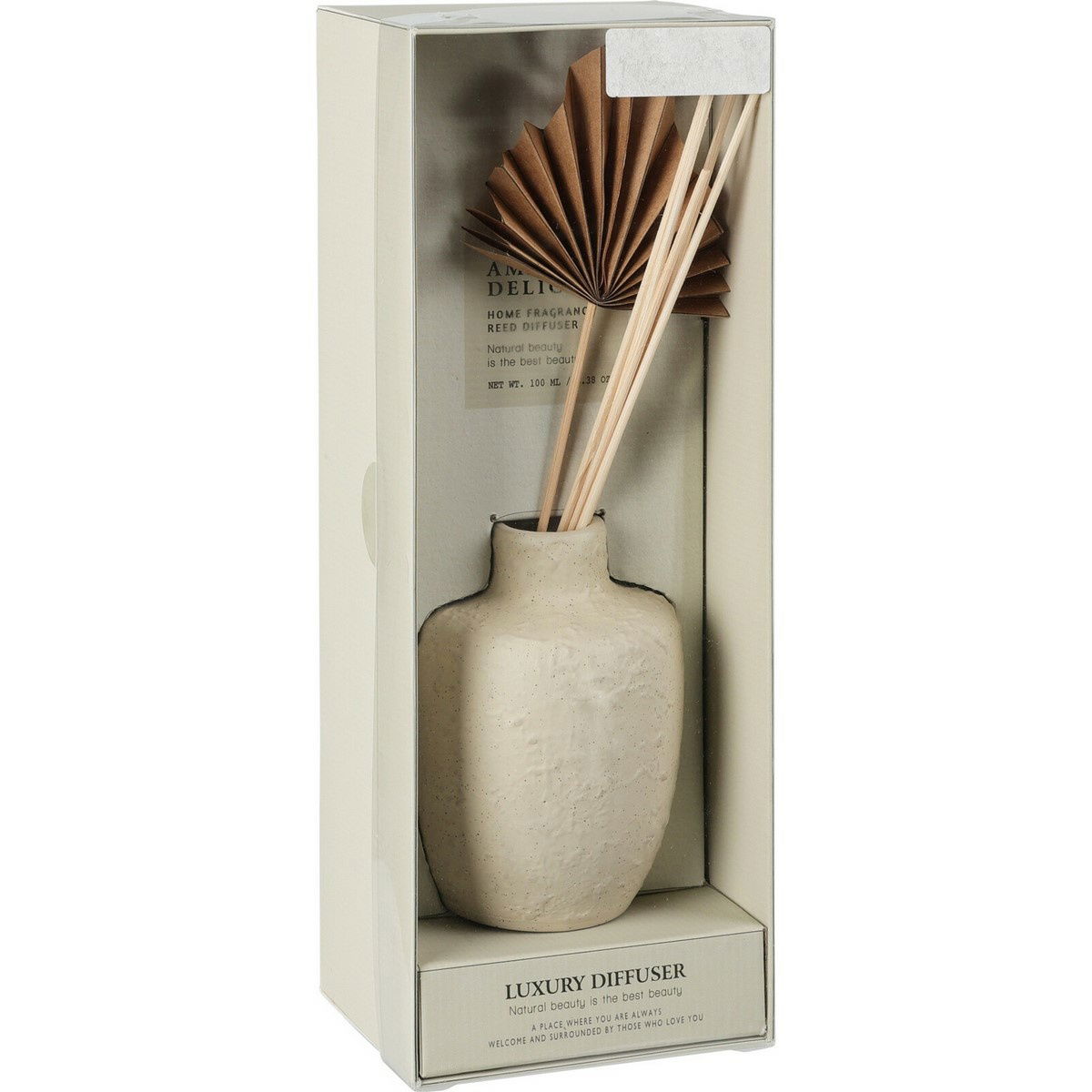 Vonný difuzér Luxury, Amber Delice, 100 ml, 7 x 11 cm – obrázok 2