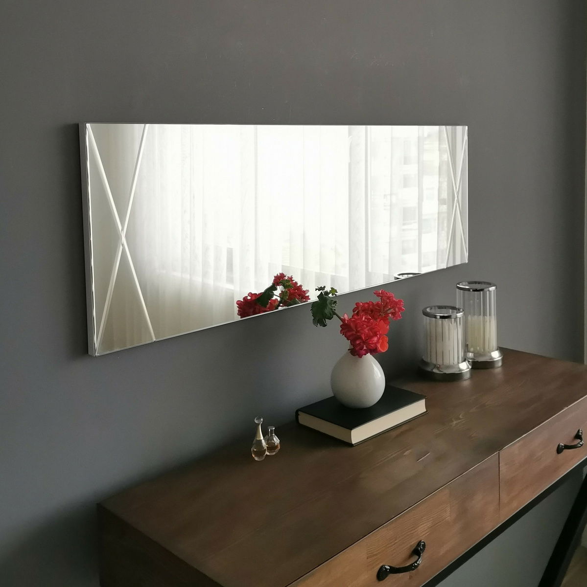 Zrcadlo Silver 35 x 105 cm – obrázok 7