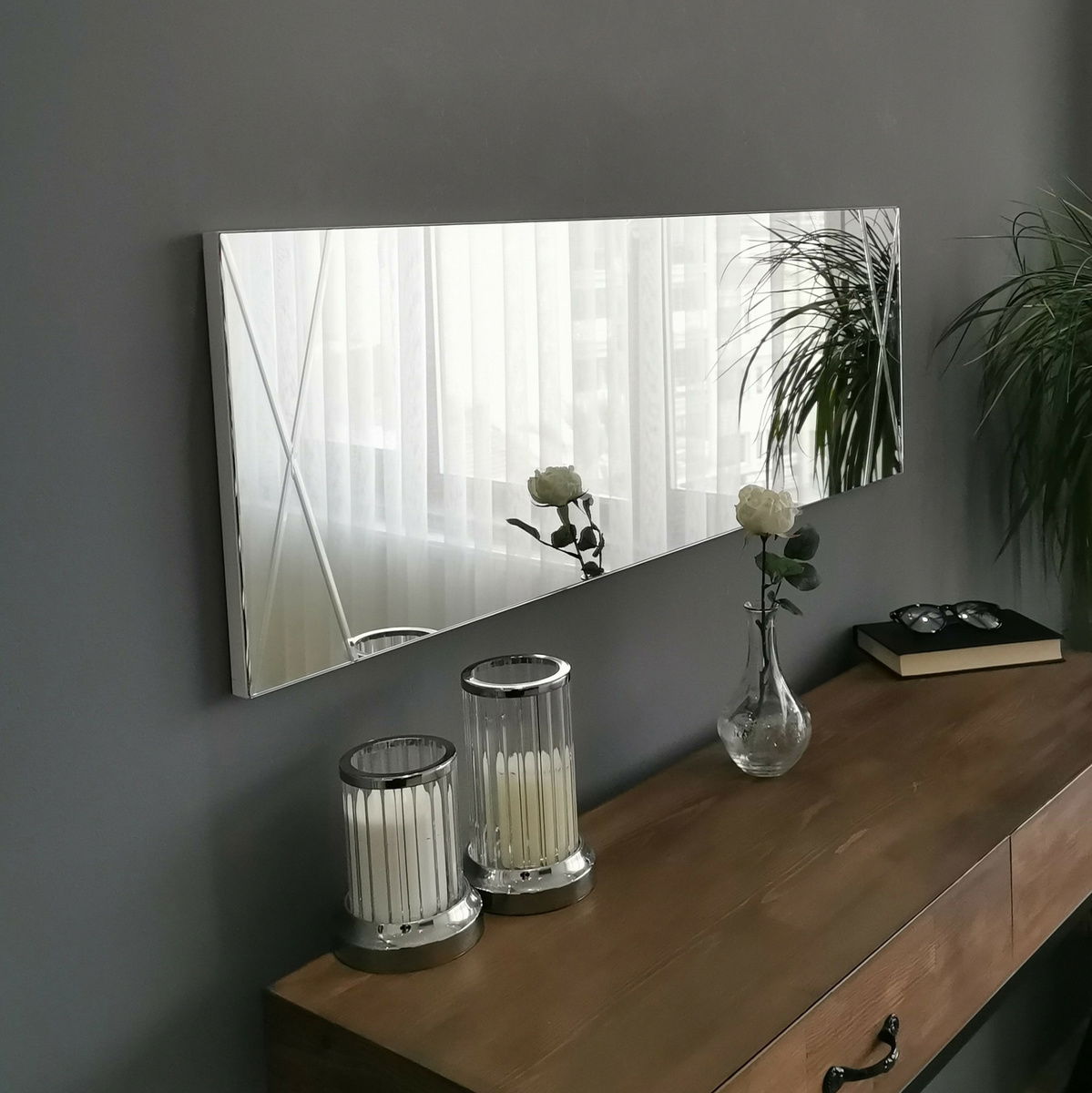 Zrcadlo Silver 35 x 105 cm – obrázok 4