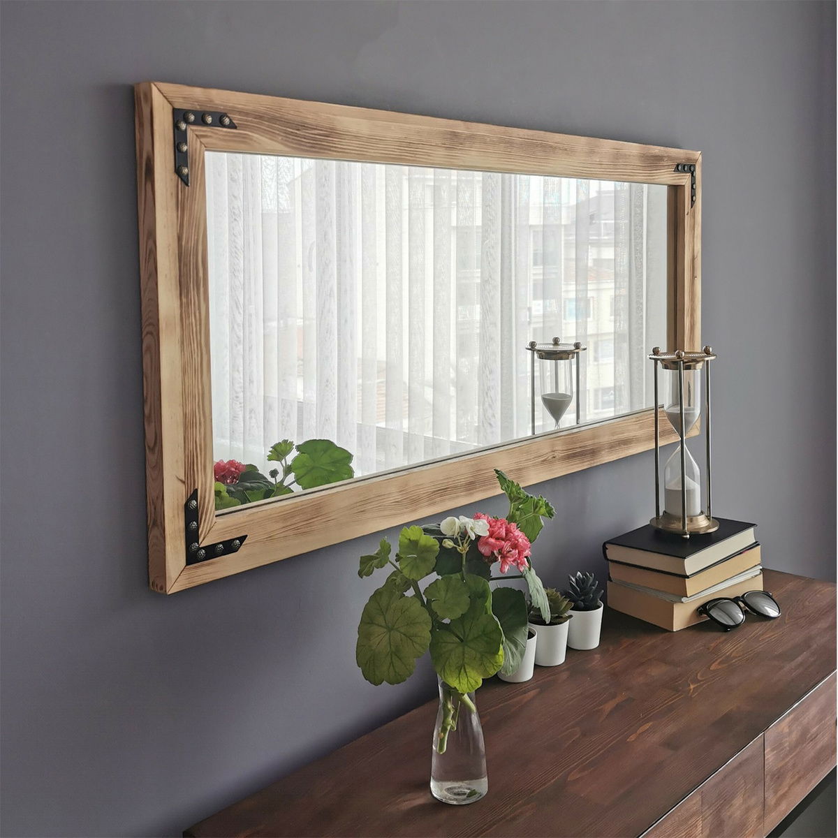 Zrcadlo Walnut B 50 x 110 cm – obrázok 4