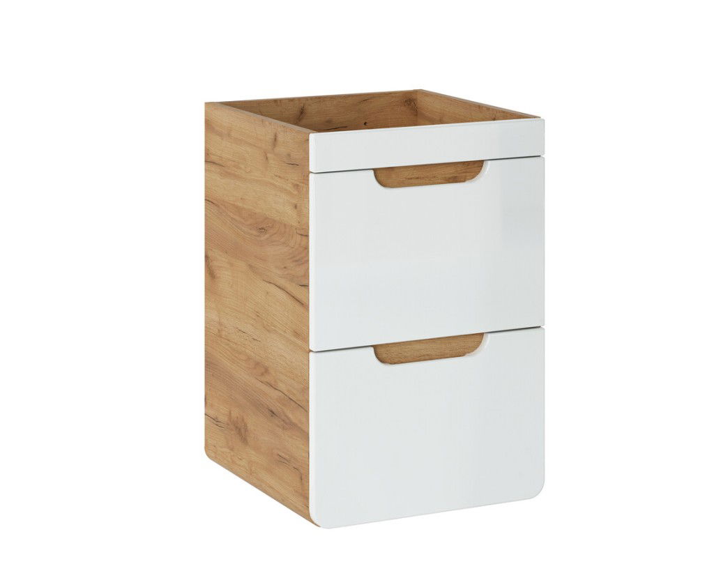 COMAD Skříňka pod umyvadlo 40cm 2 zásuvky ARUBA BÍLÁ 5907611647196
