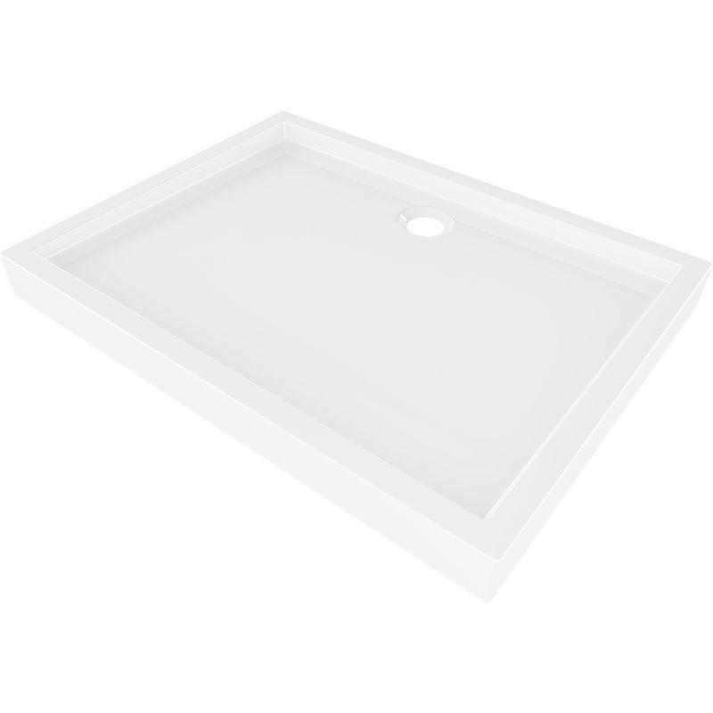 MEXEN Flow+ sprchová vanička obdélníková 90 x 120, bílá lesk 46R109012H