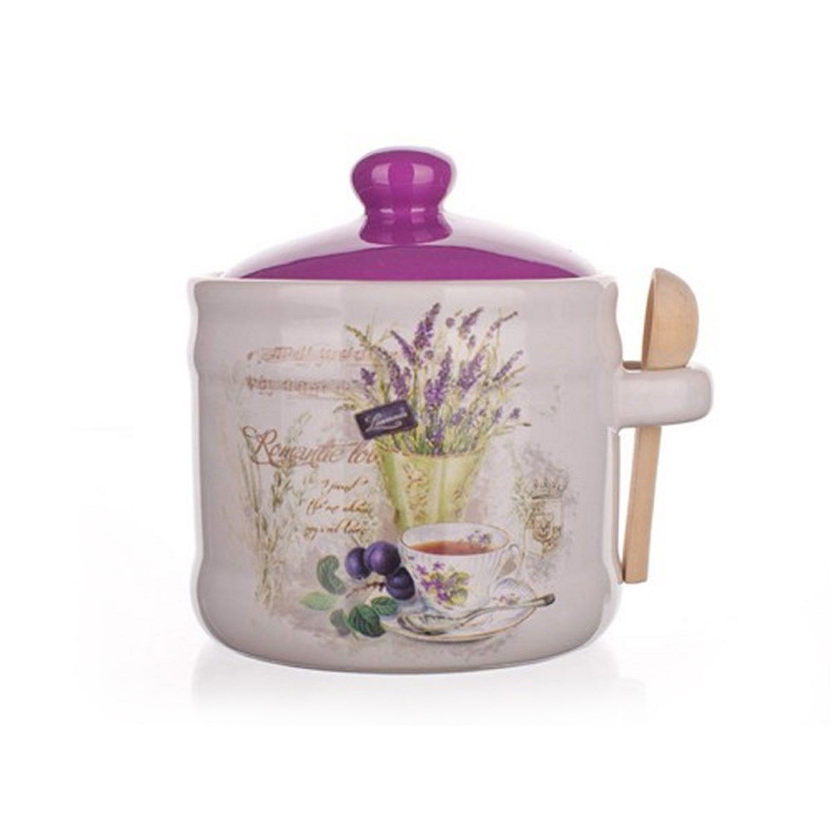 Banquet LAVENDER dóza s lyžičkou, 60ZF1099 400ml