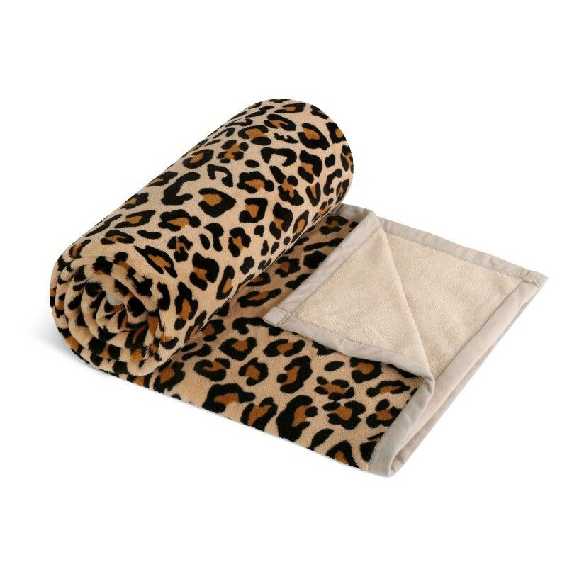 Bellatex Deka Korall micro jednolôžko Leopard, 150 x 200 cm