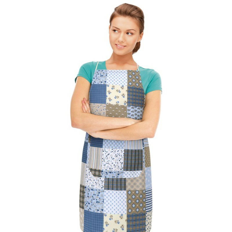 Bellatex Zástera Adela Patchwork modrá, 67 x 84 cm