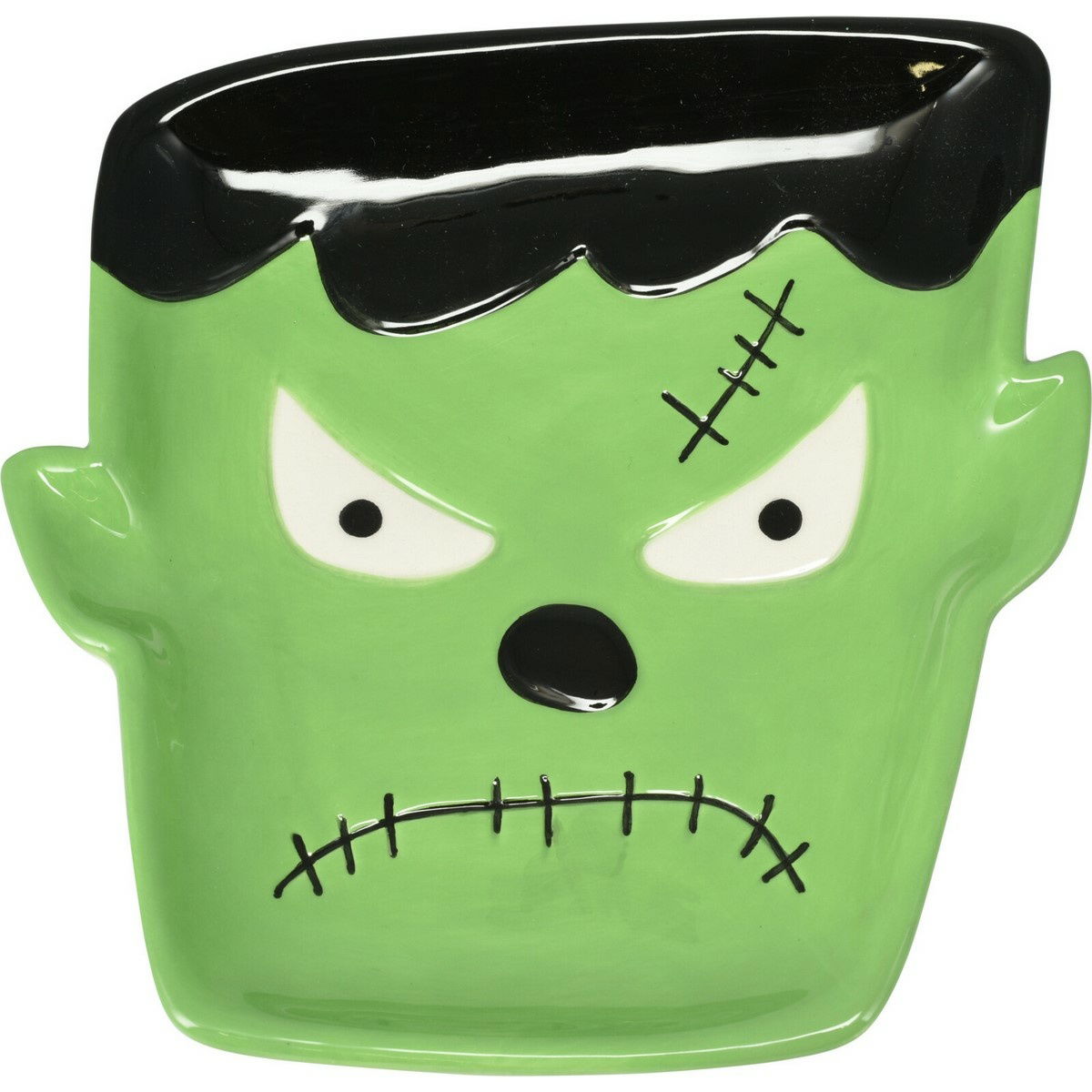 Dekoračný tanier na Halloween Frankenstein, 16 cm