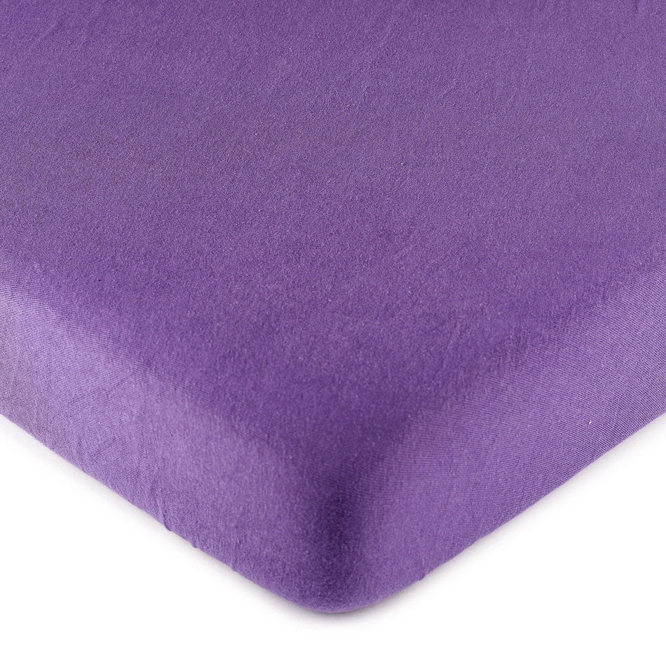 jersey prestieradlo fialová, 180 x 200 cm