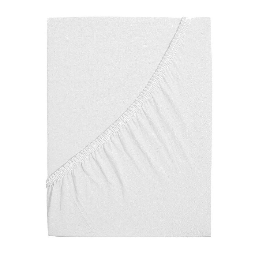 jersey prestieradlo Ideál biela, 100 x 200 cm
