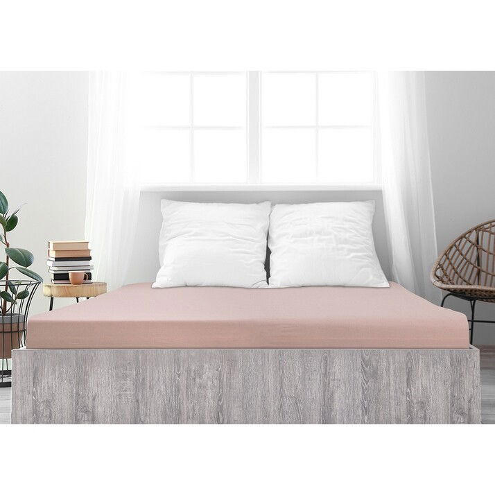 jersey prestieradlo Ideál staroružová, 90 x 200 cm