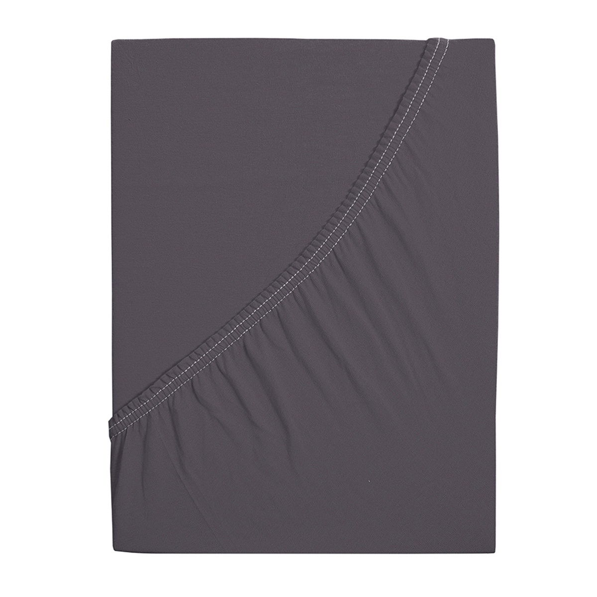 jersey prestieradlo Mako antracit, 90 x 200 cm