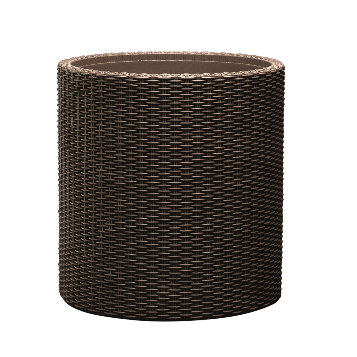 Keter kvetináč Cylinder M 18 l, hnedá