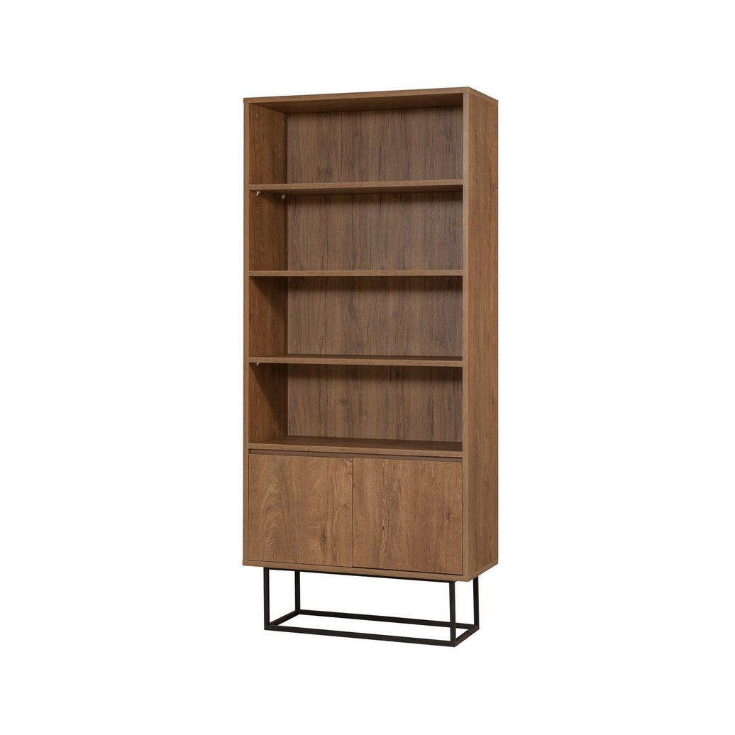 Knižnica Rea Black and Walnut