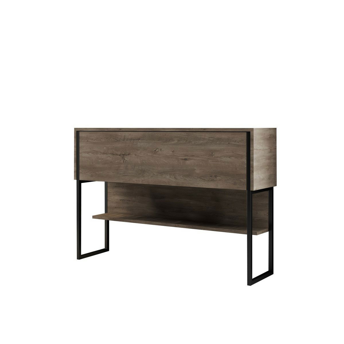 Komoda Luxe Walnut and Black