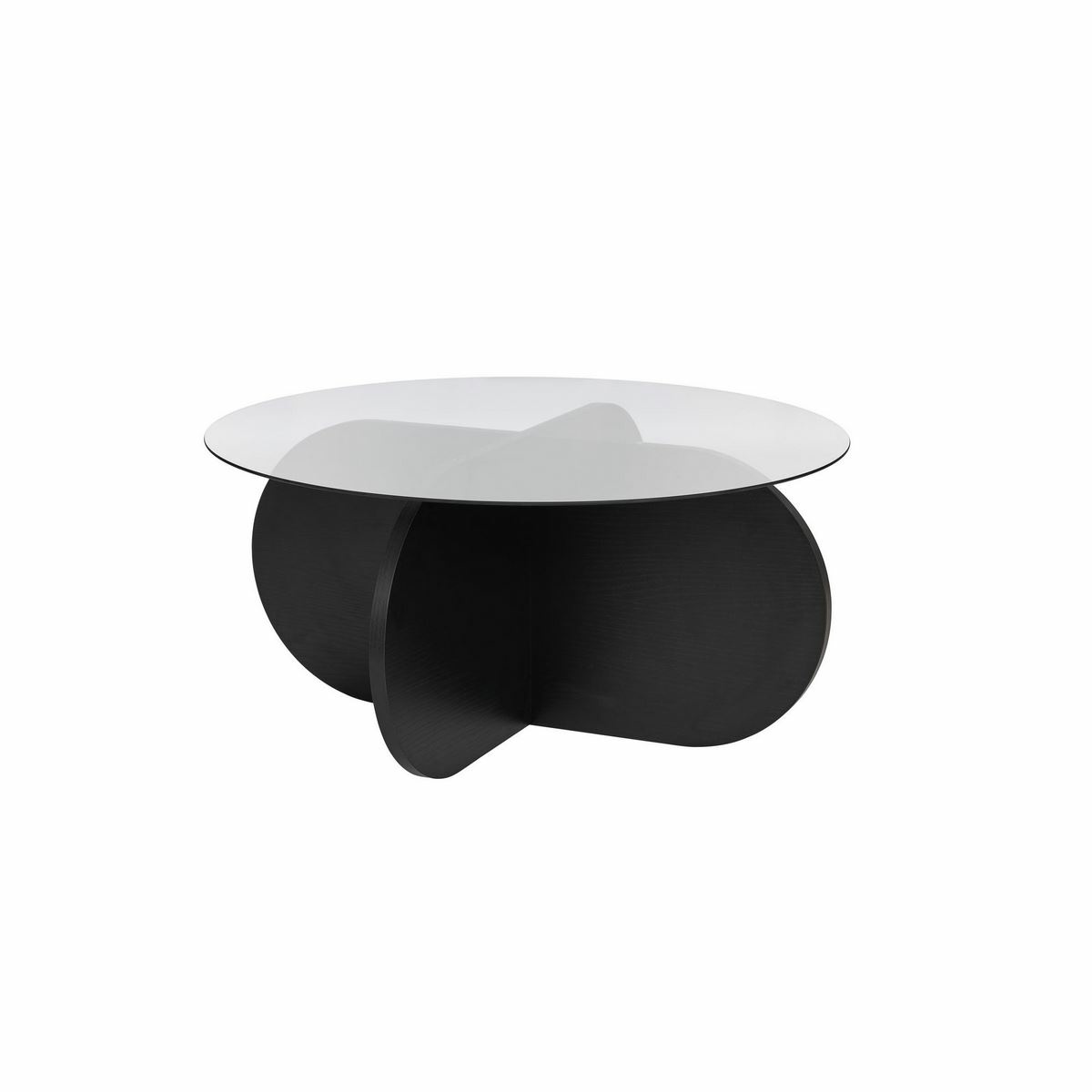Konferenčný stolík Aeris Black s tmavým sklom
