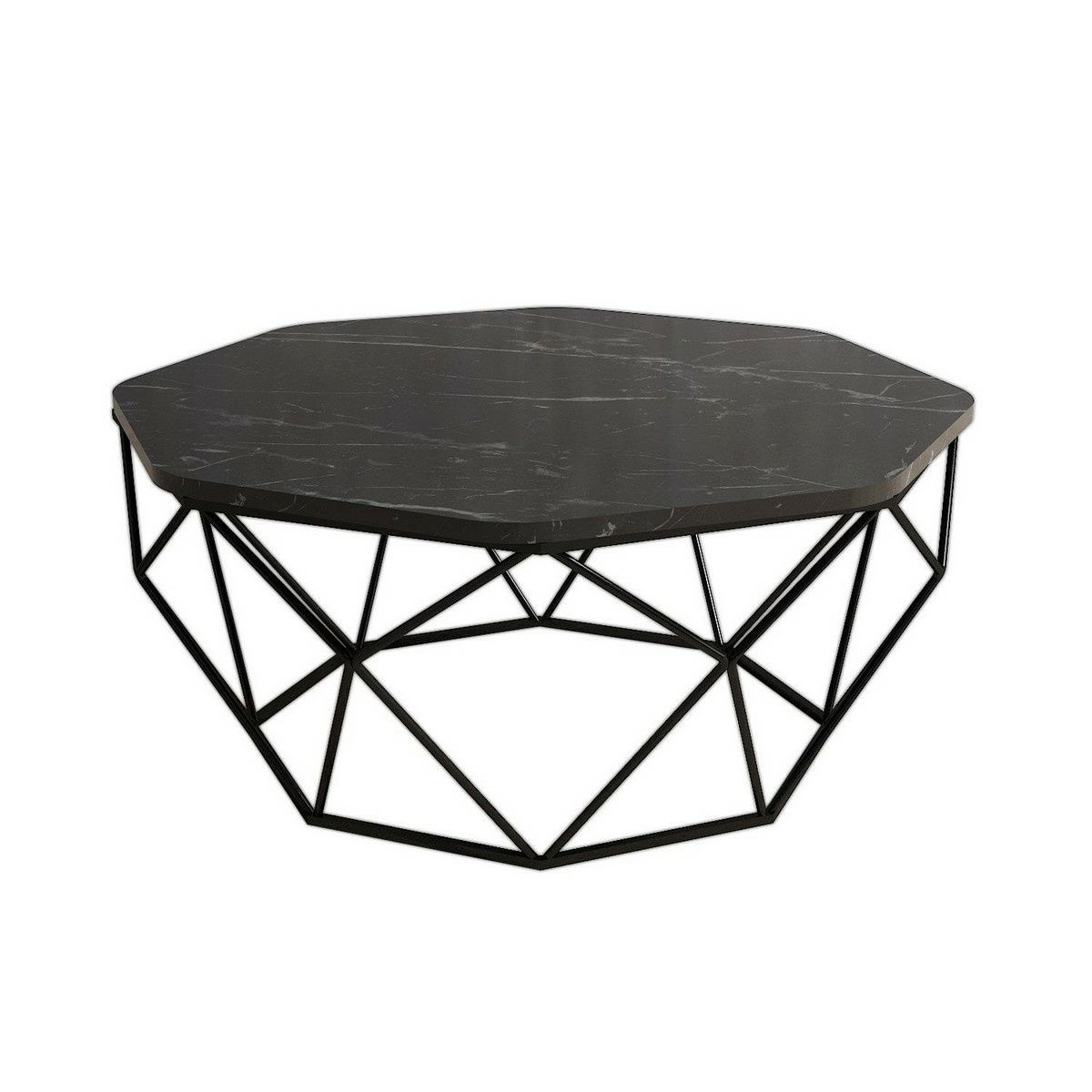 Konferenčný stolík Diamond Black Marble