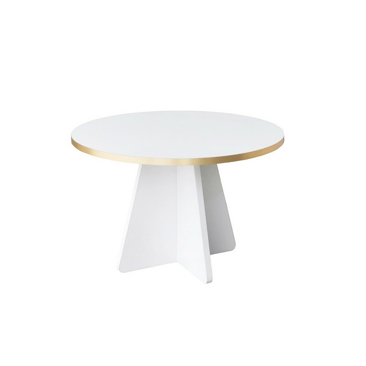Konferenčný stolík Mushroom Gold and White