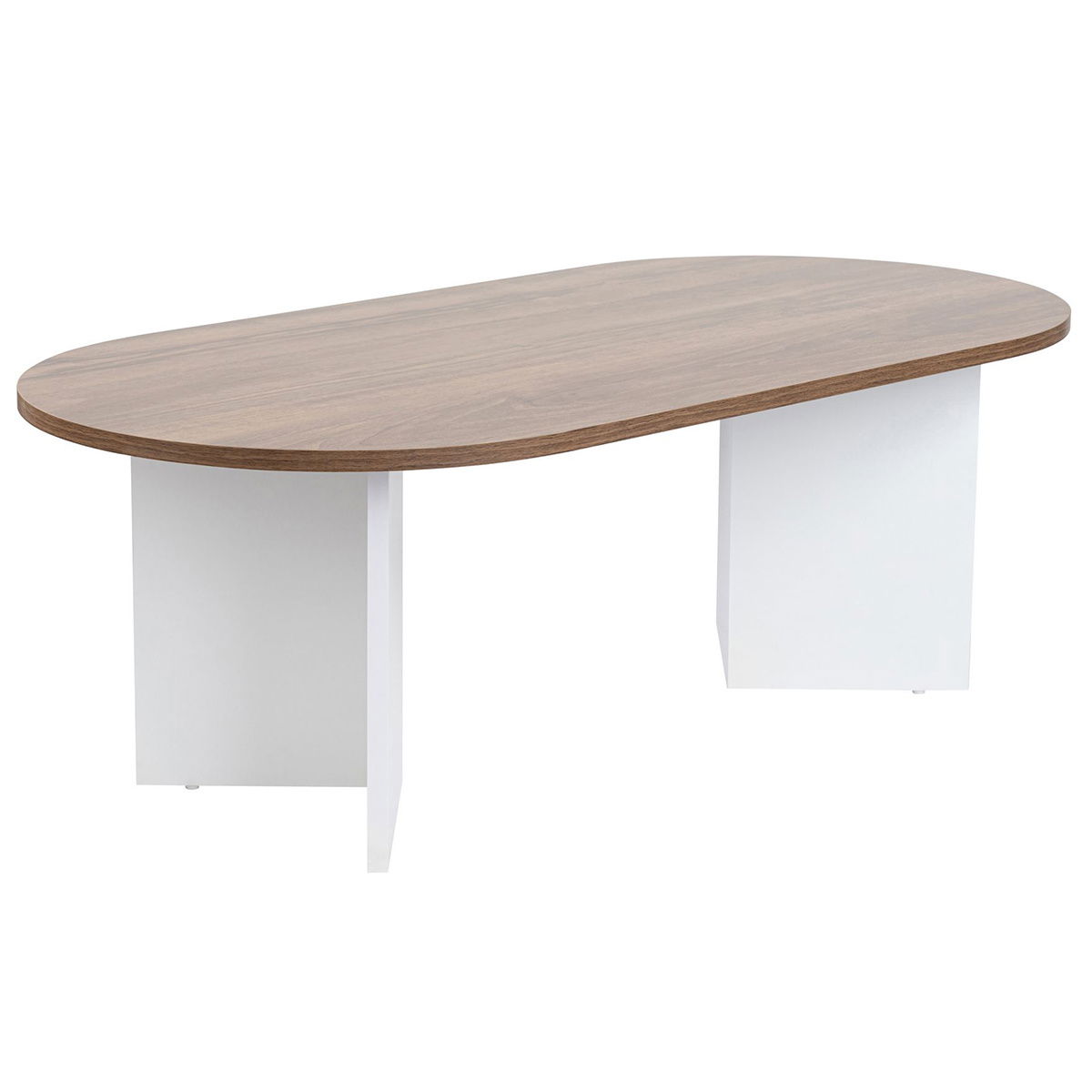Konferenčný stolík Sable Walnut White