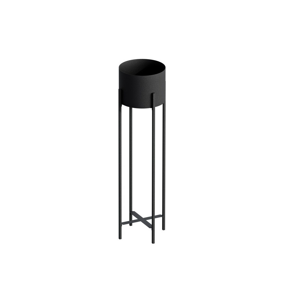 Kovový stojan na kvety GED-025 Loft black