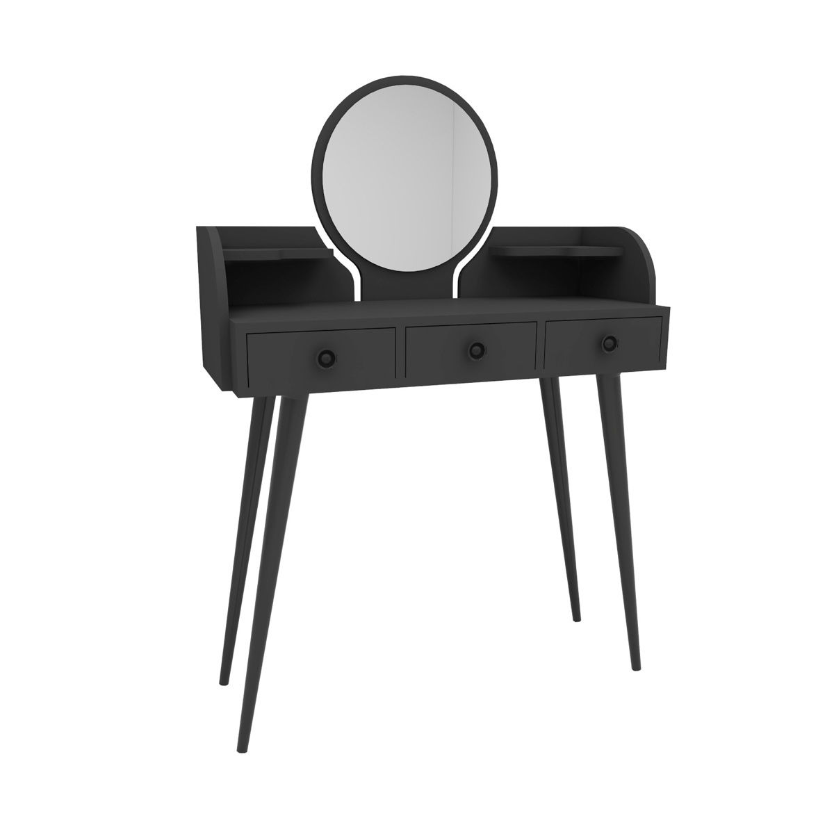 Kozmetický stolík Elegans Anthracite