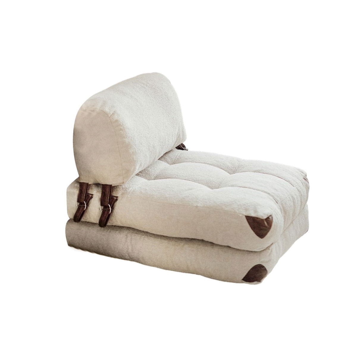 Kreslo Fold Teddy Cream