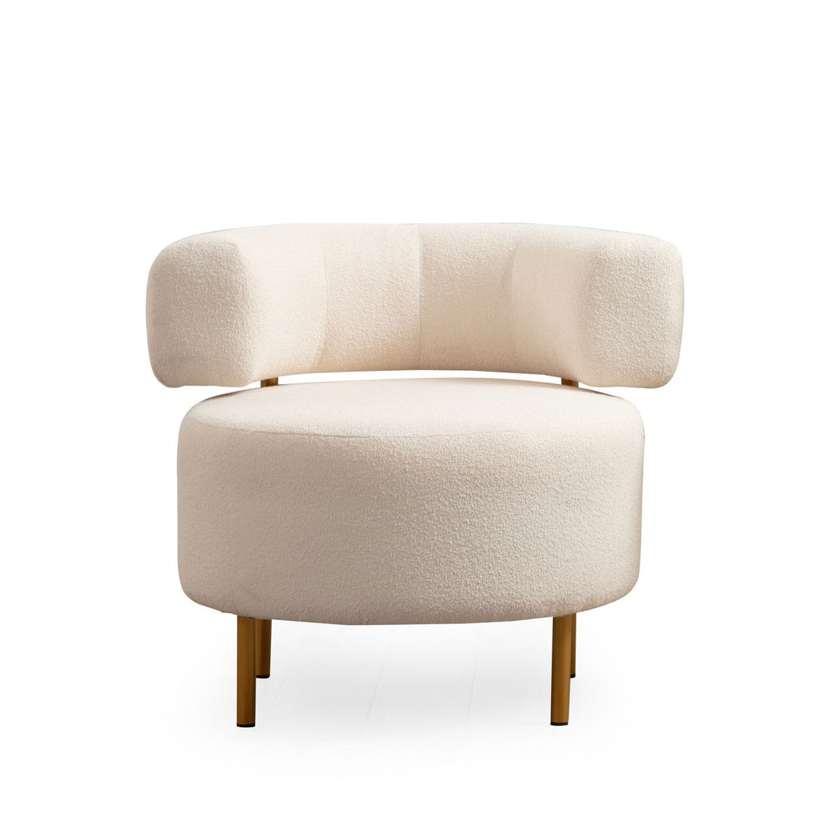 Kreslo River Round White