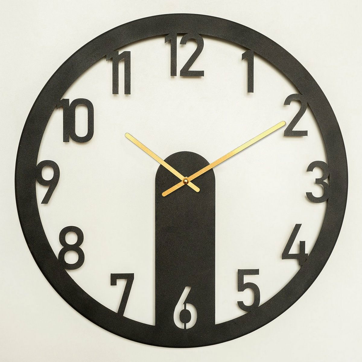 Nástenné hodiny Mood APS114, Black, 48 x 48 cm