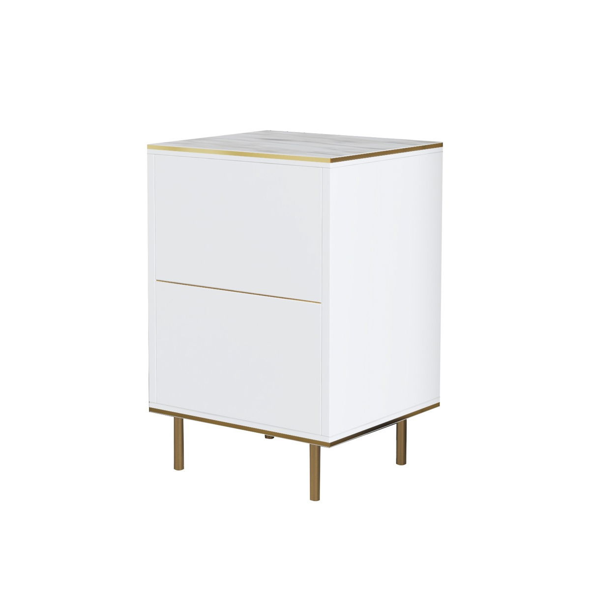 Nočný stolík Imaj Marble White