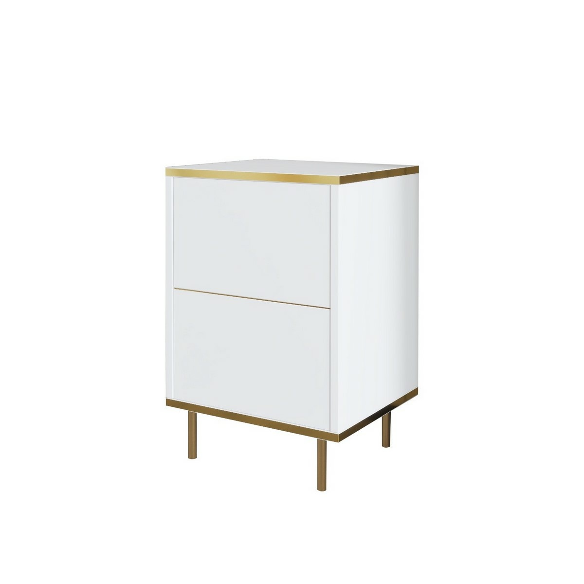 Nočný stolík Imaj White and Gold