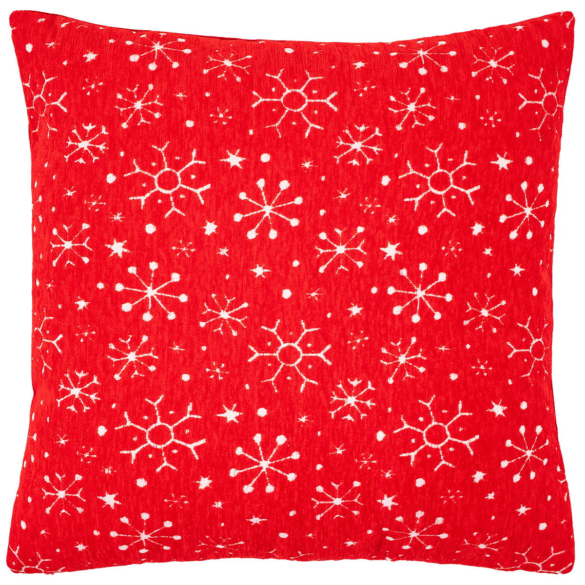 Obliečka na vankúšik Snowfall in Red, 45 x 45 cm