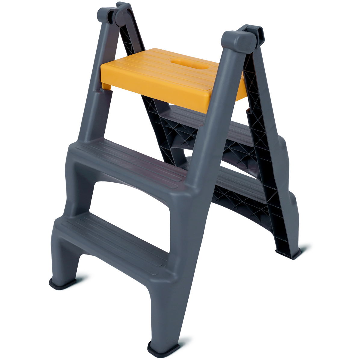 Obojstranné plastové schodíky Dual, 3 stupne
