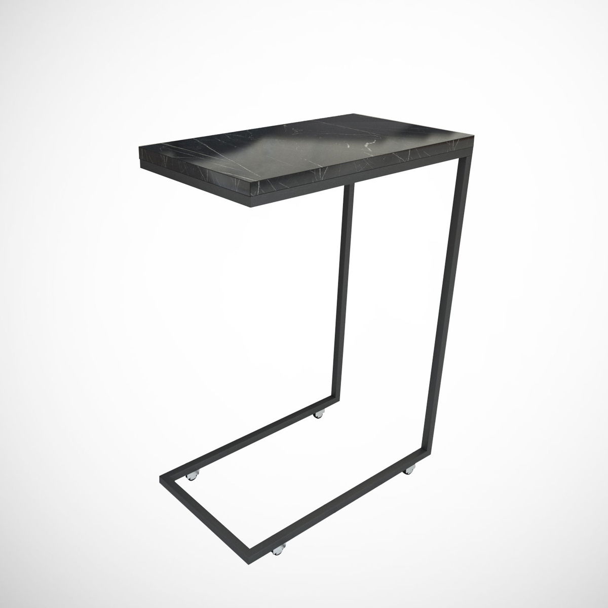 Odkladací stolík Callen Black Marble