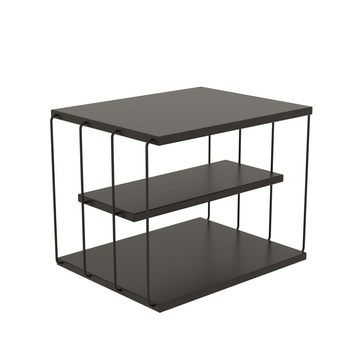 Odkladací stolík Lifon Anthracite and Black