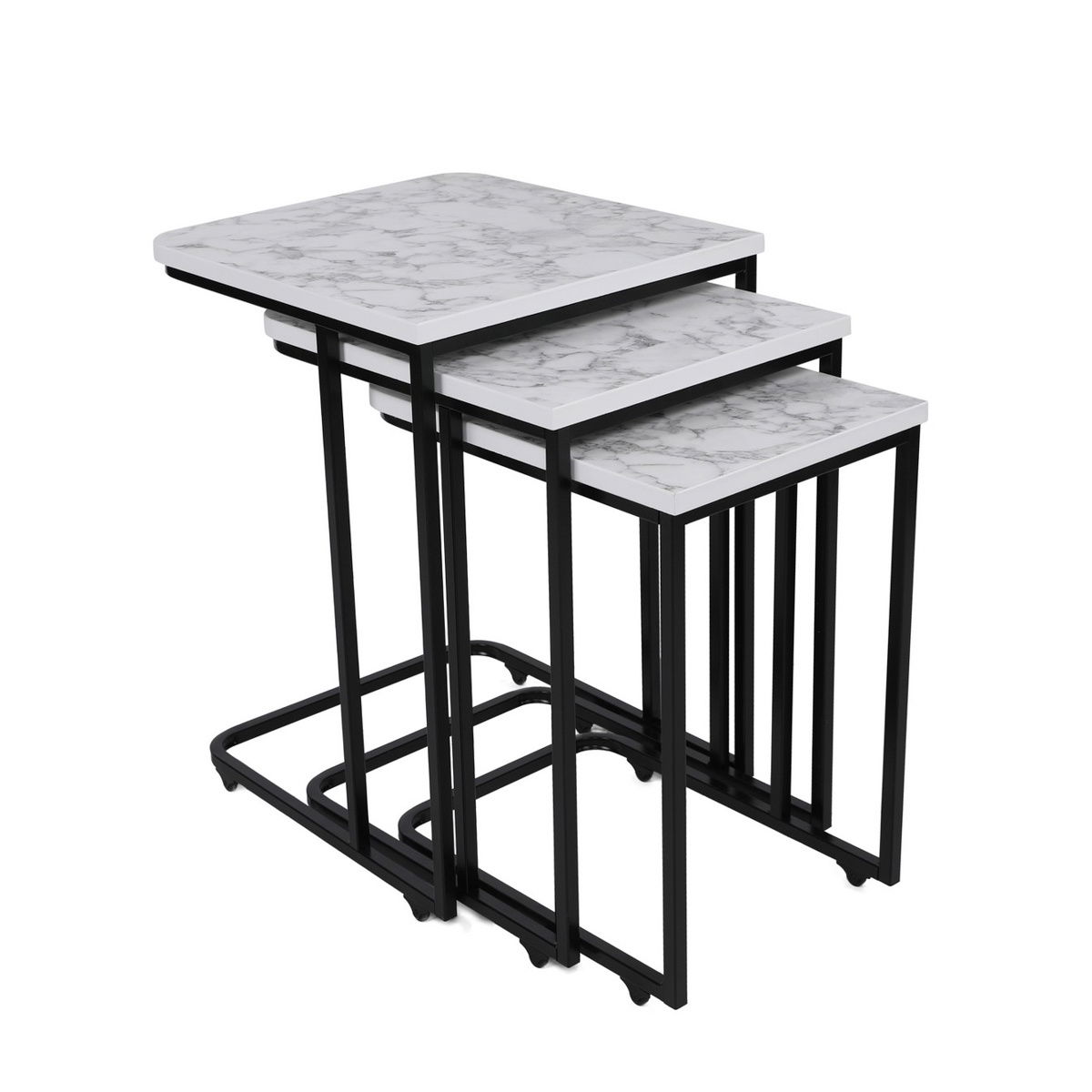 Odkladací stolík Metal Zigon, 3 ks