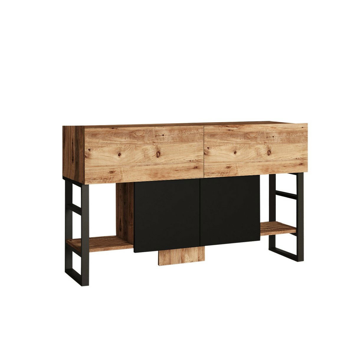 Odkladací stolík so skrinkou Miam Atlantic Pine