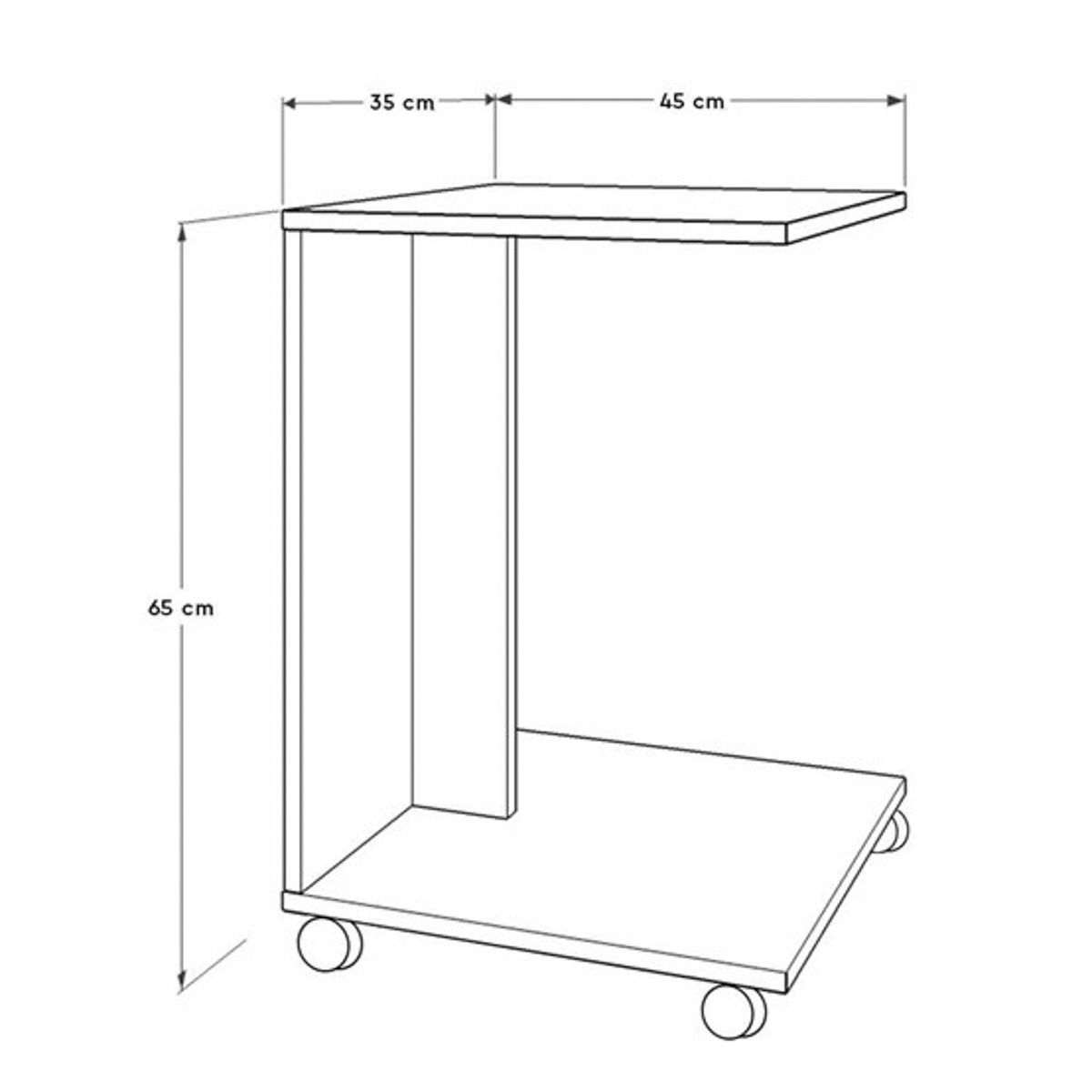 Odkladací stolík Still Walnut – obrázok 6