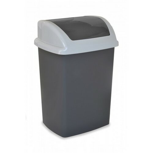 Odpadkový kôš Swing, 10 l, antracit, 10 l