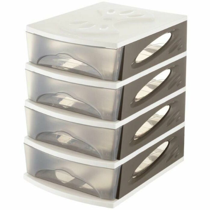 Organizér MEDYA BOX, 26,5 x 35 x 39, taupe