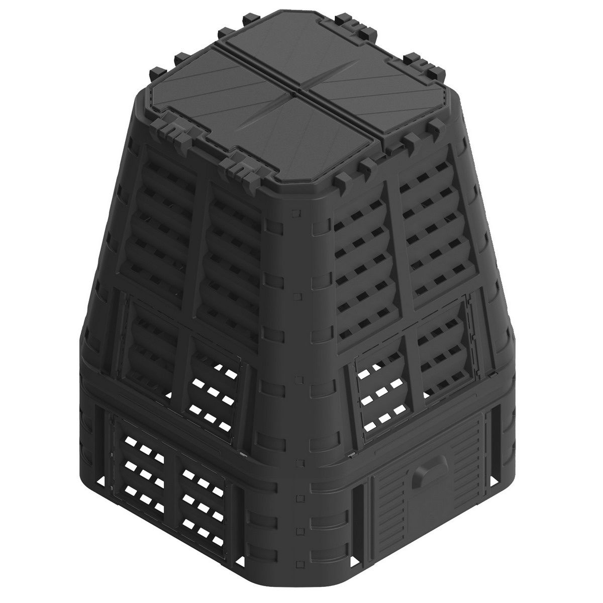 Patrol Kompostér Multicompo čierna, 740 l